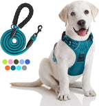 Dog Harness and Leash Combo, Escape Proof,  5 Feet Leash, Reflective Adjustable.