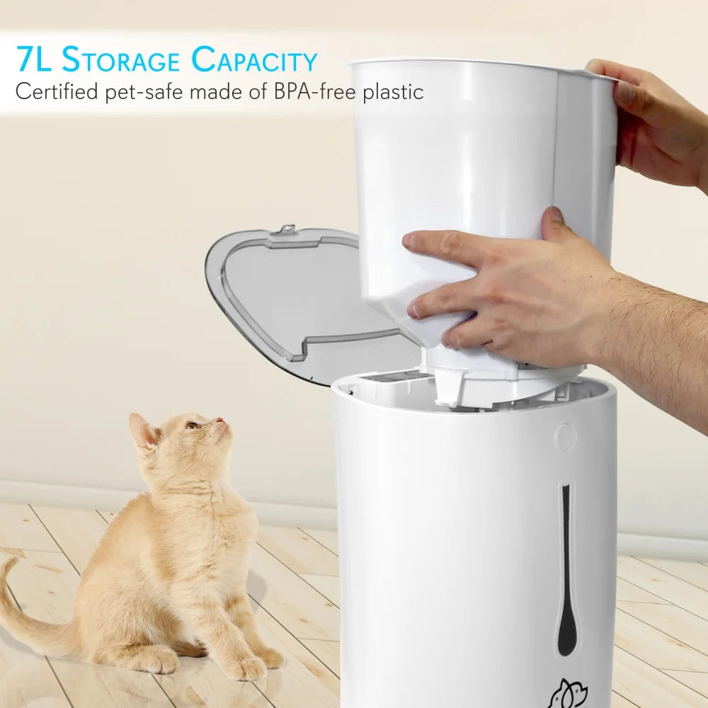SereneLife SLAPF30 - Smart Automatic Cat & Dog Food Dispenser