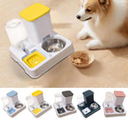 Dog Water Bowl Dispenser Automatic Cat Feeder Cat Food Dispenser 2-In-1 Dry Wet Separation Feeder