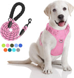 Dog Harness and Leash Combo, Escape Proof,  5 Feet Leash, Reflective Adjustable.
