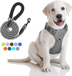 Dog Harness and Leash Combo, Escape Proof,  5 Feet Leash, Reflective Adjustable.