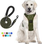 Dog Harness and Leash Combo, Escape Proof,  5 Feet Leash, Reflective Adjustable.