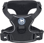 Reflective Soft Breathable Mesh Dog Harness No Choke Double Padded Vest Adjustable