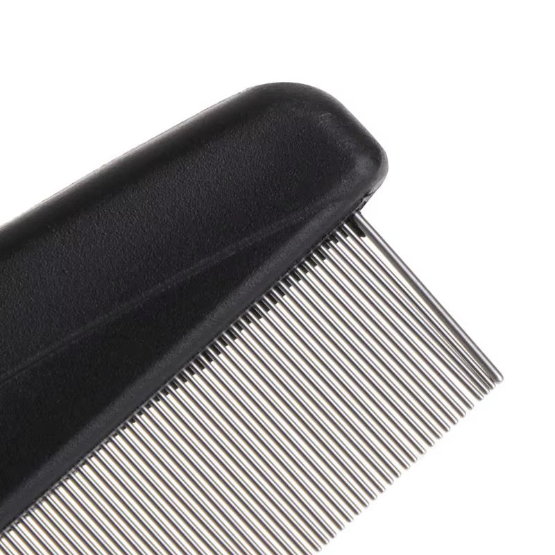 Pet Supplies Teeth Shedding Hair Flea Lice Removal Brush Stainless Steel Comb for Cat Dog Stainless Steel Comfort Flea Hair Comb