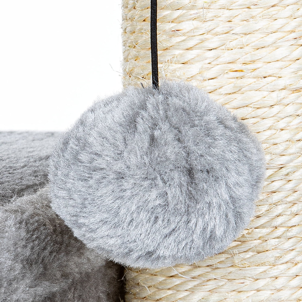 Pefilos 29" Cat Tree Tower for Indoor Cats Cat Condo with Sisal Scratching Posts, Plush Perch, Cat Bed Furniture, Gray