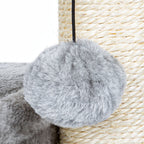 Pefilos 29" Cat Tree Tower for Indoor Cats Cat Condo with Sisal Scratching Posts, Plush Perch, Cat Bed Furniture, Gray