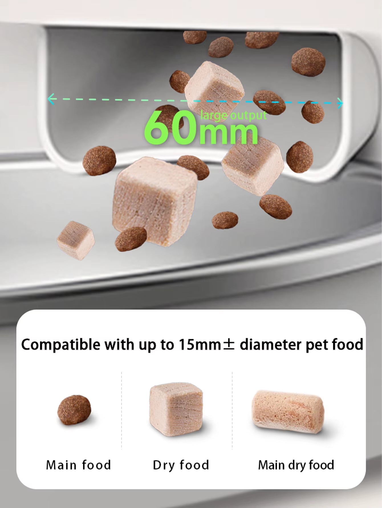Automatic Cat Feeder — Camera Pet Smart Cat Food Kibble Dispenser 2.4G/5Gwifi.