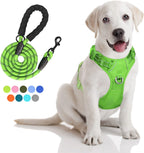 Dog Harness and Leash Combo, Escape Proof,  5 Feet Leash, Reflective Adjustable.