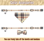 KOOLTAIL Breakaway Cat Collars – 2-Pack Plaid Bandana Set