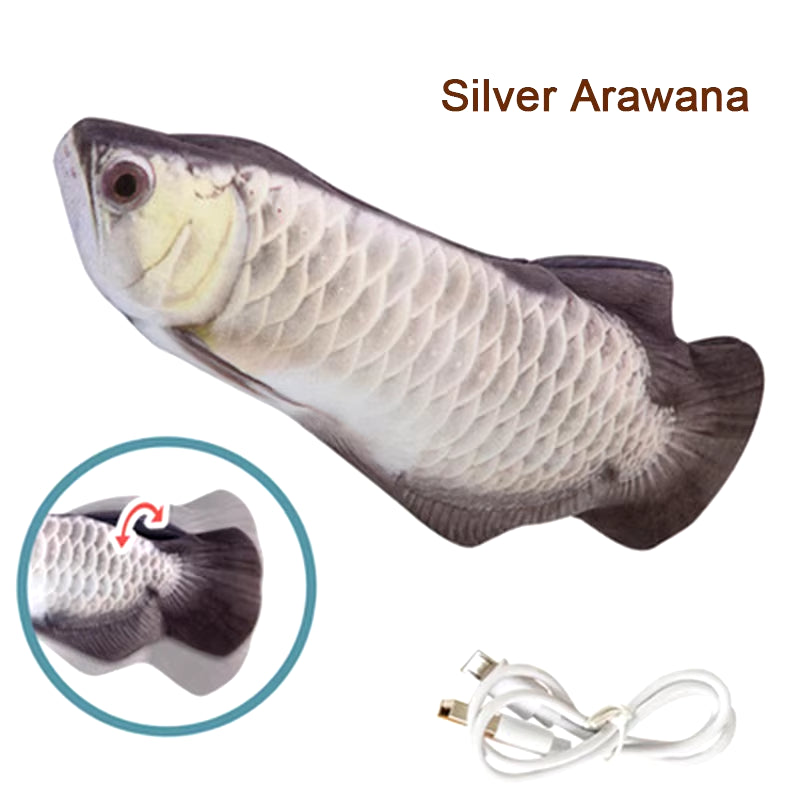 Interactive USB-Charging Plush Fish Toy — Fun, Safe & Irresistible for Pets!
