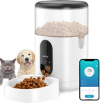 Automatic Cat/dog Feeder, Dog Dispenser with Voice Recorder Programmable, Smart APP Auto Food Feeder.