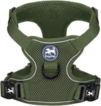 Reflective Soft Breathable Mesh Dog Harness No Choke Double Padded Vest Adjustable