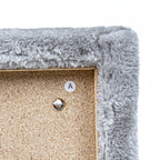 Pefilos 29" Cat Tree Tower for Indoor Cats Cat Condo with Sisal Scratching Posts, Plush Perch, Cat Bed Furniture, Gray